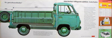 Ford Taunus Transit Modelprogram 1962 "Der wirtschaftliche Eilfrachter" Carbrochure (8022)
